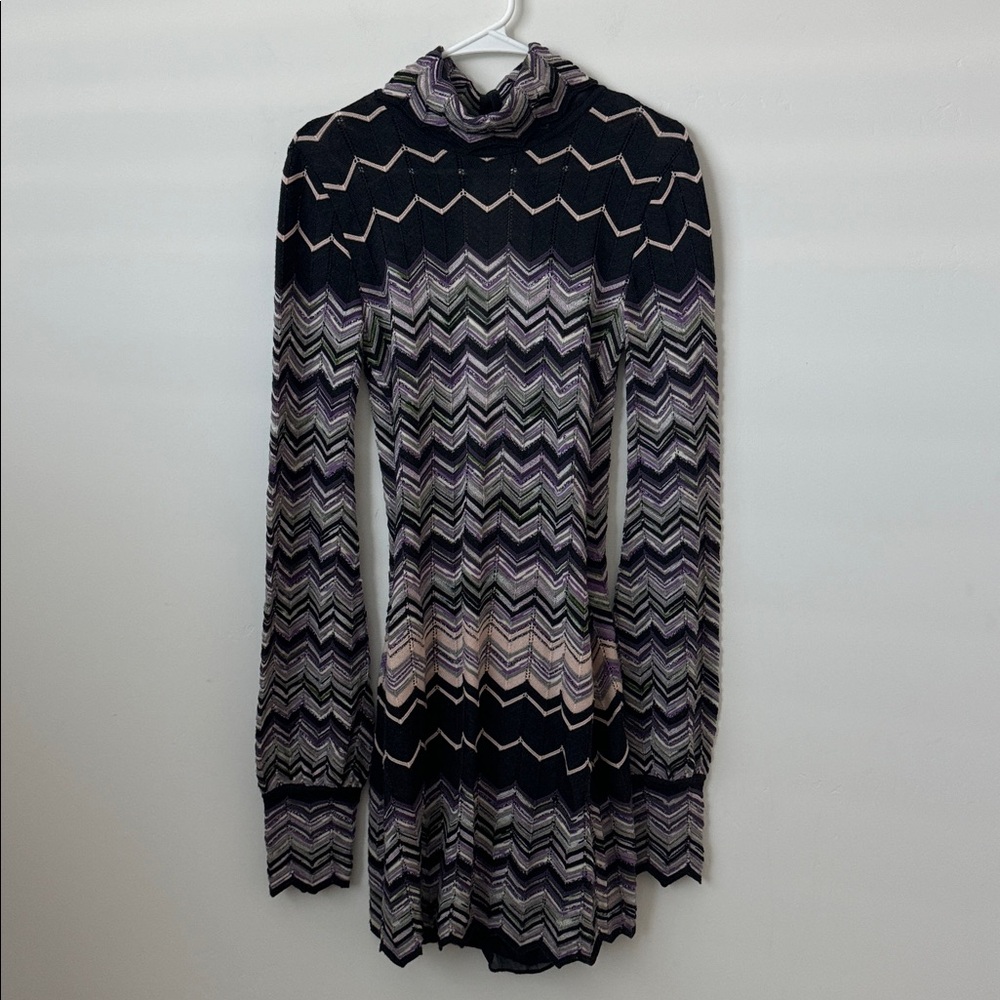 Missoni Zig Zag Open Back Mini Dress Size: 44